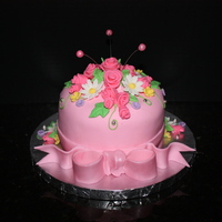 Kristin's Birthday Cake I surprised myself with the final result of this cake. My mind's eye had one idea and my hands another. I'm going to try again to...