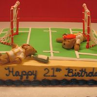 Lacrosse And Drunk Bulldogs (Mascot) For a young man's 21st Birthday. He plays lacrosse and their mascot is bulldogs.