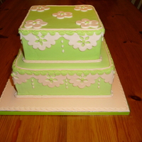 Square Cakes My very first square cakes. This was an assignment for my PME 1 classes.