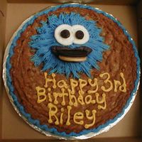 Cookie Monster I got this idea from someone on CC. I am sorry I can't remember who but thank you it went over very well.