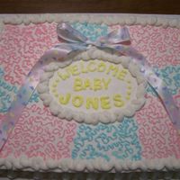 My Baby Shower Cake I decided to make a cake for my own baby shower. We decided not to find out what we were having so, i used pink, blue, and yellow. Well,...