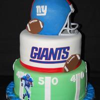 Ny Giants NY Giants cake, 6", 8" and 10".