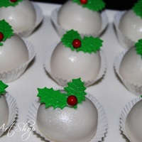 Christmas Cake Truffles Cake Truffles, my favorite!