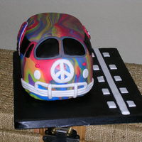 Hppie Van Grateful Dead on one side and Rolling Stones on other - This was for a baby boomer