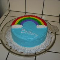 Britt_Cake.jpg First cake I ever decorated in my Wilton course 1 class.