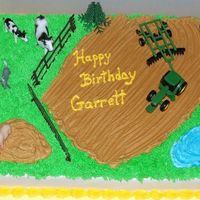 On The Farm covered in bc with toys for the toppers