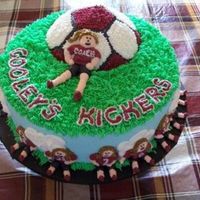 Kickers made this for my daughter's team for their end of season partycovered and decorated in bc