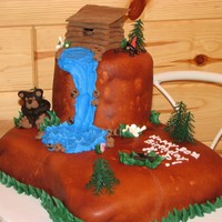 Outdoors Cake Ourdoors Birthday Cake