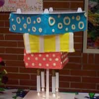 "backwards Birthday" Cake Made for my friend who was having a "backwards birthday" party. All gifts given were donated to a charity, the kids all wore...