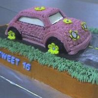 Sweet 16 Made this for a friend's daughter who turned 16. Saw another car like this on CC. Thanks for the inspiration!