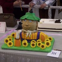 Friends Entered this cake in the Oklahoma State Suger Art show. Got third place in beginners novelty! Totally shocked! Done with MMF and royal...