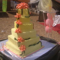 Fancy Spiral My brother's wedding cake