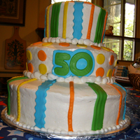 Dots And Stripes Birthday Picture is taken at an odd angle, I promise it wasn't leaning :)