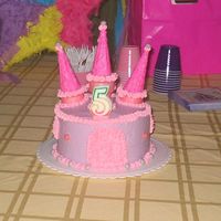 Castle Cake My first attempt at decorating. I made this cake for my daughter's 5th birthday.