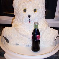 Coke Bear I made this coke bear for my husband because he loves drinking coke. I'm not thrilled with how it turned out, but the kids thought it...