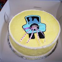 Just Married I made this for a couple's day after wedding party.