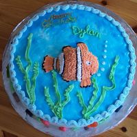 Finding Nemo Cake I made this for my great nephew's 1st birthday