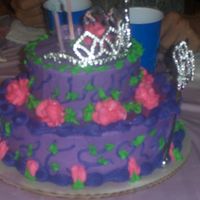 My Daughter's 3Rd Birthday Cake princess cake made with buttercream icing
