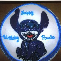 Stitch- Gel white cake with a gel of stitch from lilo and stitch