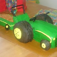 John Deere Cake For Gavin This cake was for my 2 year olds birthday party! He just loved it!