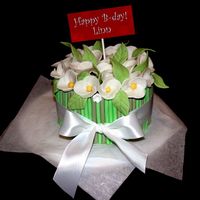 Mini Lilly Bouquet Lilly bouquet cake