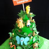 Jungle Cake Fondant b-day cake