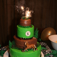 Horses Theme Green brown theme horses