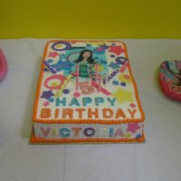 Icarly Birthday Cake Fondant adnedible image decoration