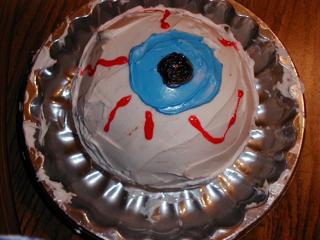 Eyeball I made this on the spur of the moment one night after the football game. My kids thought it was cool