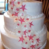 Hawaii Flowers are made out of Fondant!!