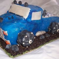 Ford Truck I hard time with this cake, everything that could go wrong with this cake did!!!!!! So it' not perfect but the little boy was happy...