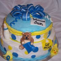 Baby Shower 10in/8in with BC and MMF Accents!!!!!