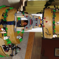 Zachary's 9Th Birthday My son is in LOVE with Legos right now....especially Indiana Jones. This was made with Legos from the Kingdom of the Crystal Skull set. We...