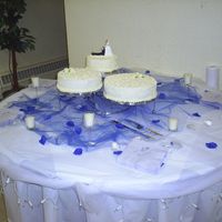 Cornelli Lace Wedding Cake This is my first wedding cake, it was for my niece who loved it.