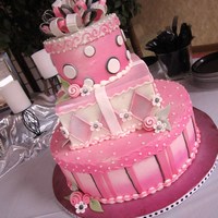 Stacked Presents This was inspired by a cake I saw on Rosebud Cakes. Their cakes are amazing!!! I loved the design and wanted to attempt it . So this is my...