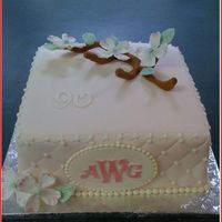 Dogwood My first gumpaste dogwood and branch.