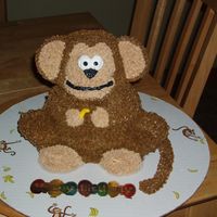 3D Monkey Cake I saw this picture on this website and fell in love with it. I made this cake using the directions provided to me by ntertayneme for my...