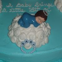 Touch Of Heaven - Baby This is the part of my cake that has the baby on a cloud.