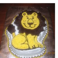 Lion Birthday Cake Lion birthday cake for my Leo born brother and sister.