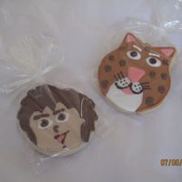 Diego And Baby Jaguar Cookies NFSC with Anonias RI. Made these as a gift for my SIL's nephew. They loved them. I hadfun making them! Thanks for looking!!