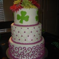 Lucky In Love! This was for a bridal shower for a good friend of mine. We did a surprise lucky in love themed shower. It was very nice. Only the bottom...