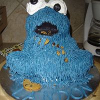 Cookie Monster My friends little boys 1st birthday. He was completely blue after he got done with this one! I used the mini bear pan and made a few...