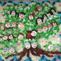 Family Tree 40 cc vanilla, chocolate w buttercream frosting