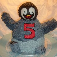 Kai's Happy Feet Cake my nephew wanted this for his birthday...yellow cake with nutella buttercream filling.....thanks for looking:)