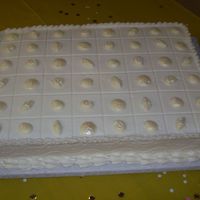 Seashells Scored My mom made this cake to accompany the cake that I made for our friends moving to Florida. It is iced in Butter Creme, scored and then...