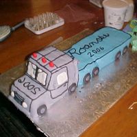 Semi Truck 3Rd Place My 10 year old son won 3rd place in our fall festival for this cake. He decorated it with buttercream icing. My 15 year old daughter helped...