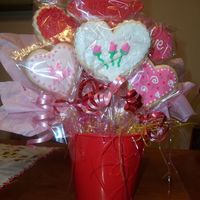 Cookie Bouquet I made these for our Ladies Sunday School class. We have a recipe and craft every Sunday and this was mine. We drawed names for it and the...