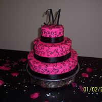 Erica's Wedding Cake This was for my Beautiful daughter. The date on the pic is wrong. She was married saturday, May the 15th. She wanted something very non...