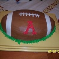 Arkansas Football This was soooo last minute, my daughter tells me the night before she needs a cake for her boss. So this was a rush job.... It was...