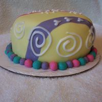 1St Attempt Making Mmf All MMF with royal icing swirls.